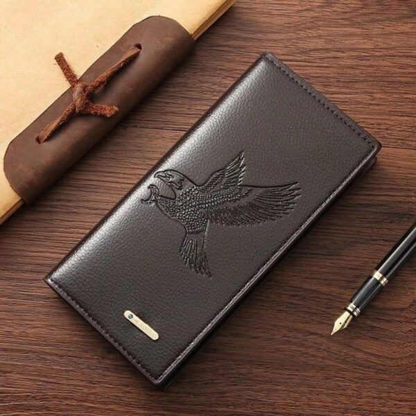 Eagle – Men’s Long Leather Wallet
